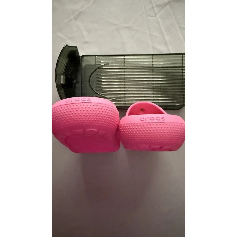 Crocs Slide Size 1 GUC for A Girl Pink See Pics For A Lil Discoloration